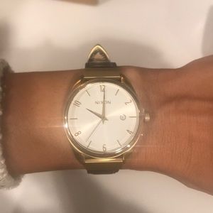 Brand new Nixon Bullet Leather Luxe Watch